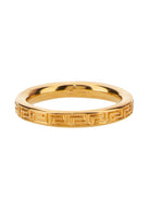 ANELLO CON CHIAVE GRECA INCISA Versace