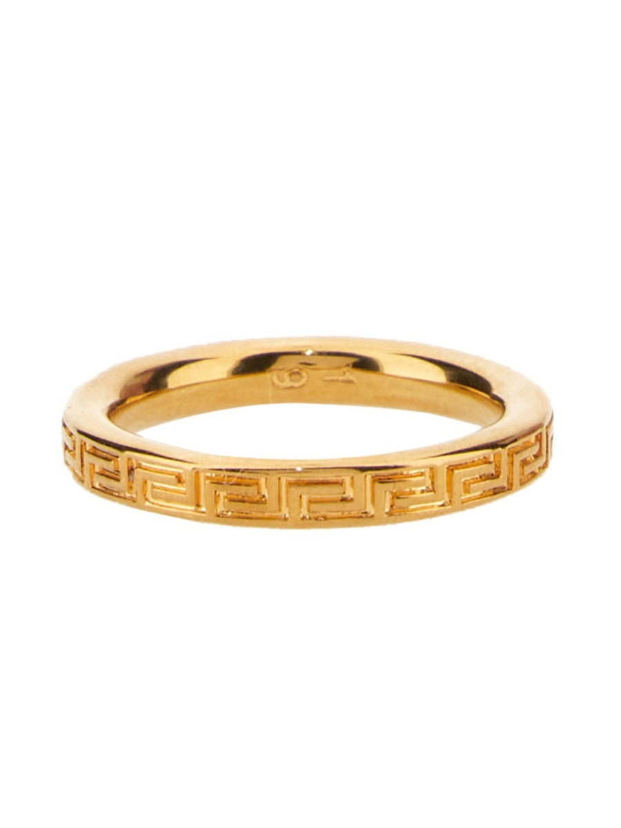 ANELLO CON CHIAVE GRECA INCISA Versace
