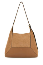 CAMEL SUEDE MEDIUM DIAMOND SHOULDER BAG Jimmy Choo CAMEL TU