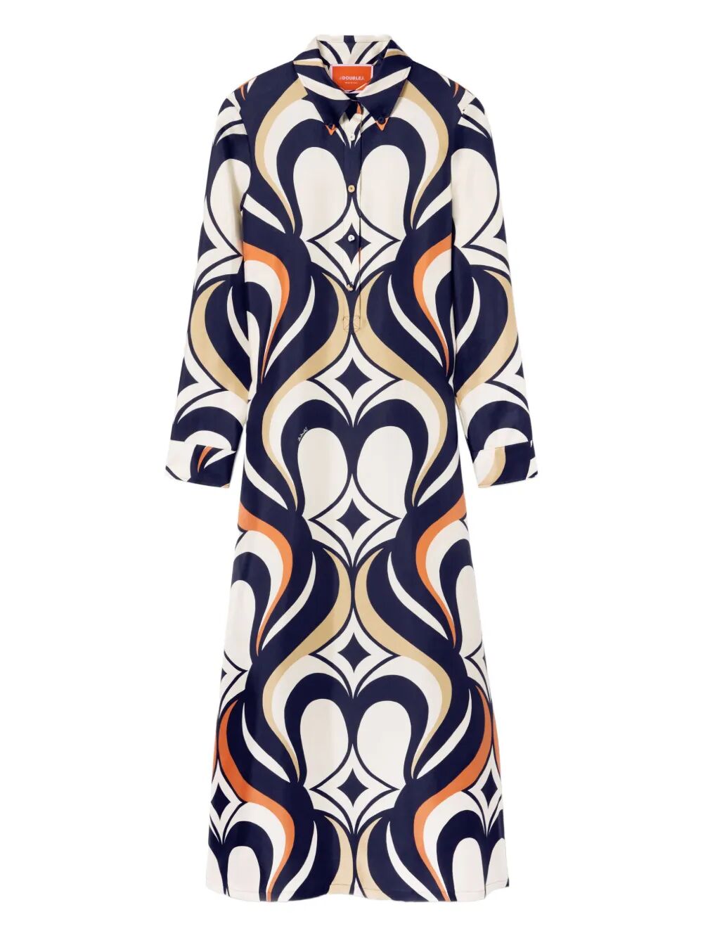 GEOMETRIC PATTERN DRESS La Double J MULTICOLOUR S