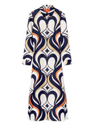 GEOMETRIC PATTERN DRESS La Double J MULTICOLOUR S