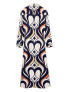 GEOMETRIC PATTERN DRESS La Double J
