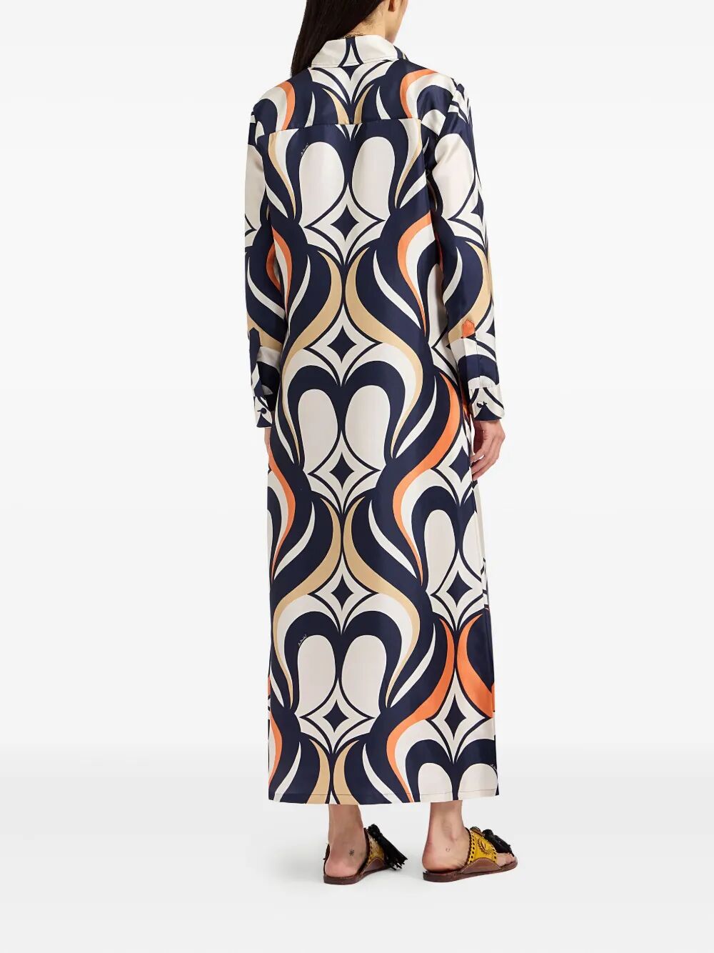 GEOMETRIC PATTERN DRESS La Double J