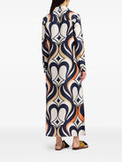 GEOMETRIC PATTERN DRESS La Double J