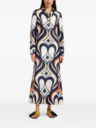 GEOMETRIC PATTERN DRESS La Double J