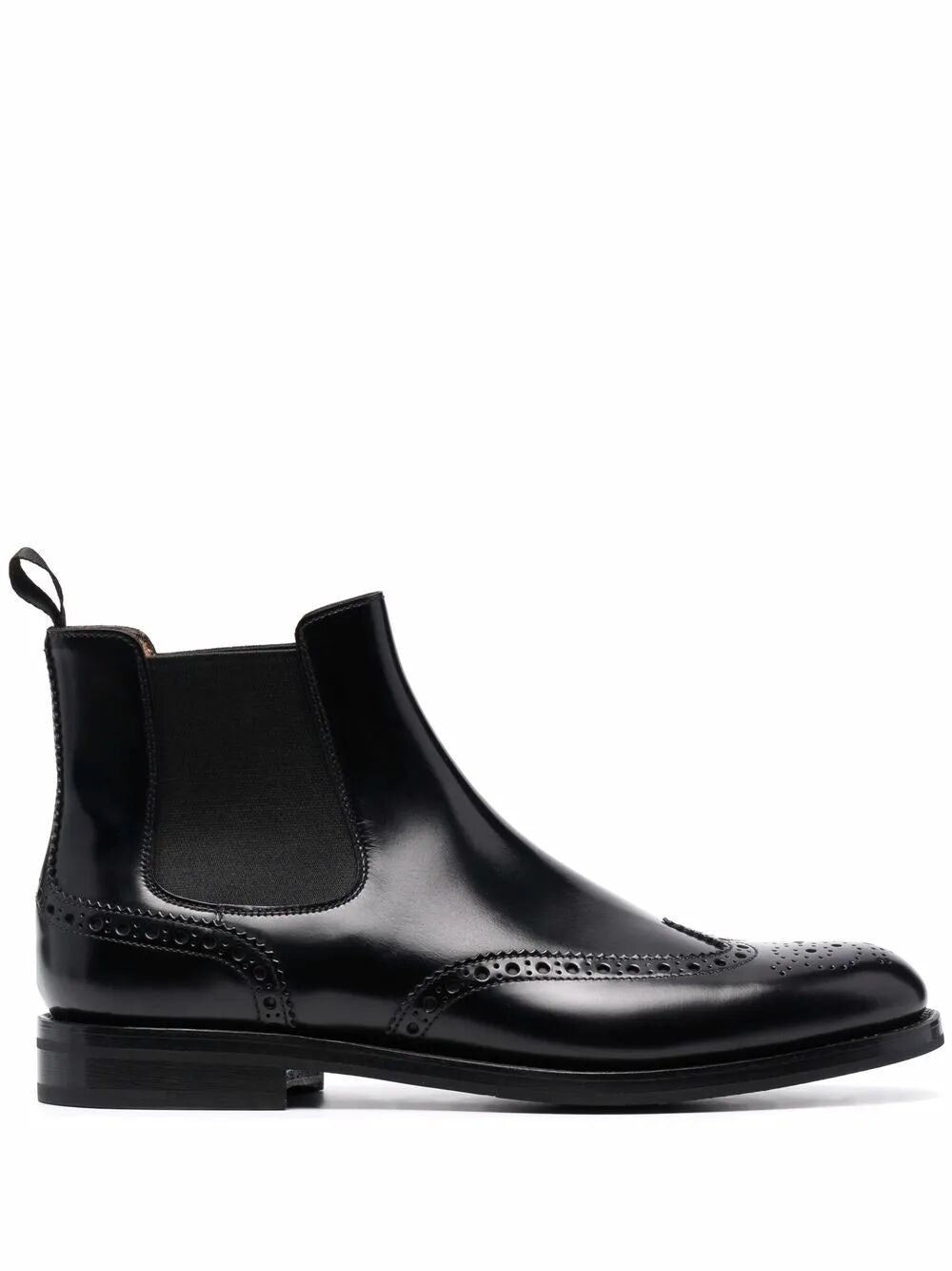 CHARLIZE BROGUE-DETAIL CHELSEA BOOTS Church's BLACK 38
