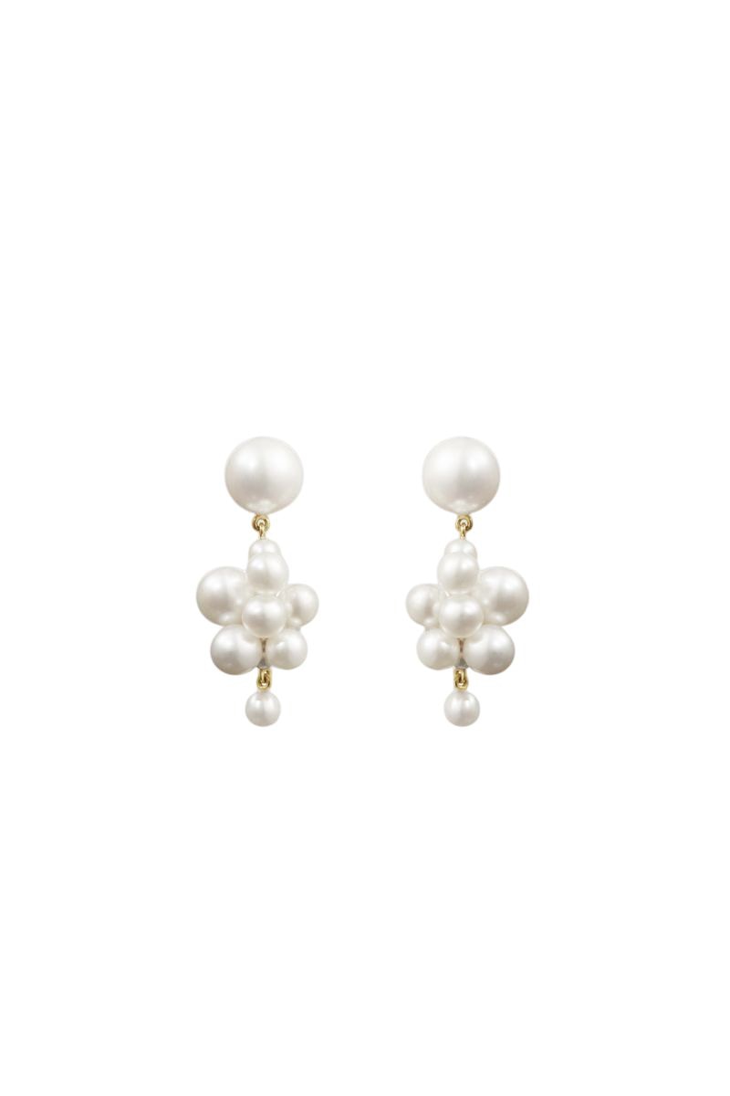BOTTICELLI EARRING Sophie Bille Brahe 14K FRESH WATER PEAR OS