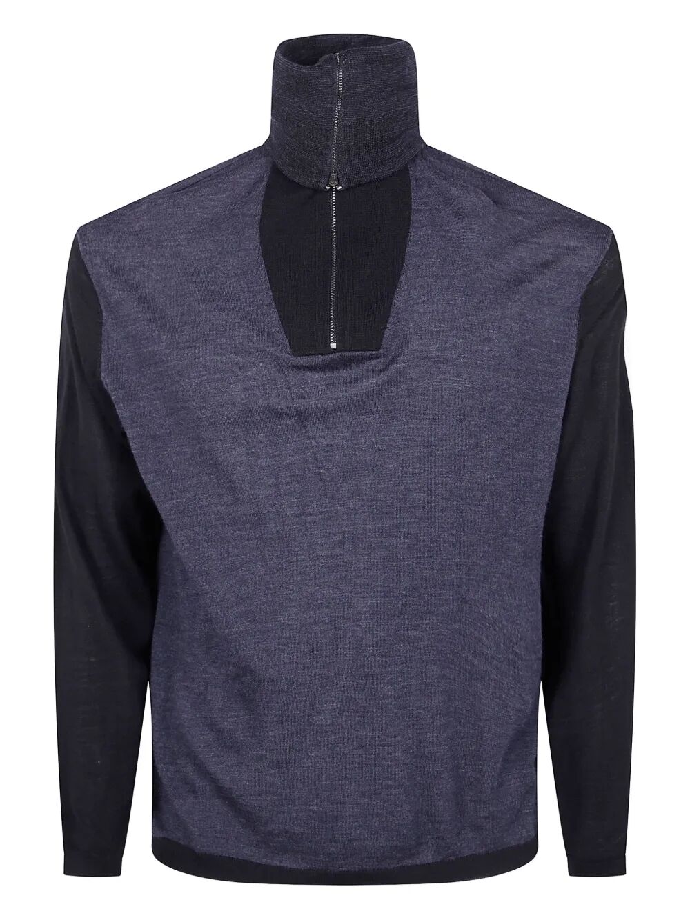 HALF ZIP TURTLE NECK SWEATER Emporio Armani