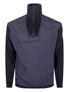 HALF ZIP TURTLE NECK SWEATER Emporio Armani