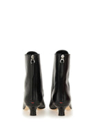 BLACK CALF LEATHER HIGH HEELS Aeyde