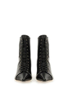 BLACK CALF LEATHER HIGH HEELS Aeyde