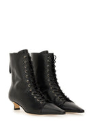BLACK CALF LEATHER HIGH HEELS Aeyde