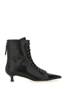 BLACK CALF LEATHER HIGH HEELS Aeyde BLACK 38