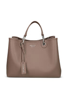"MY EA" MEDIUM SHOPPING SIMIL DEER Emporio Armani BROWN UNICA
