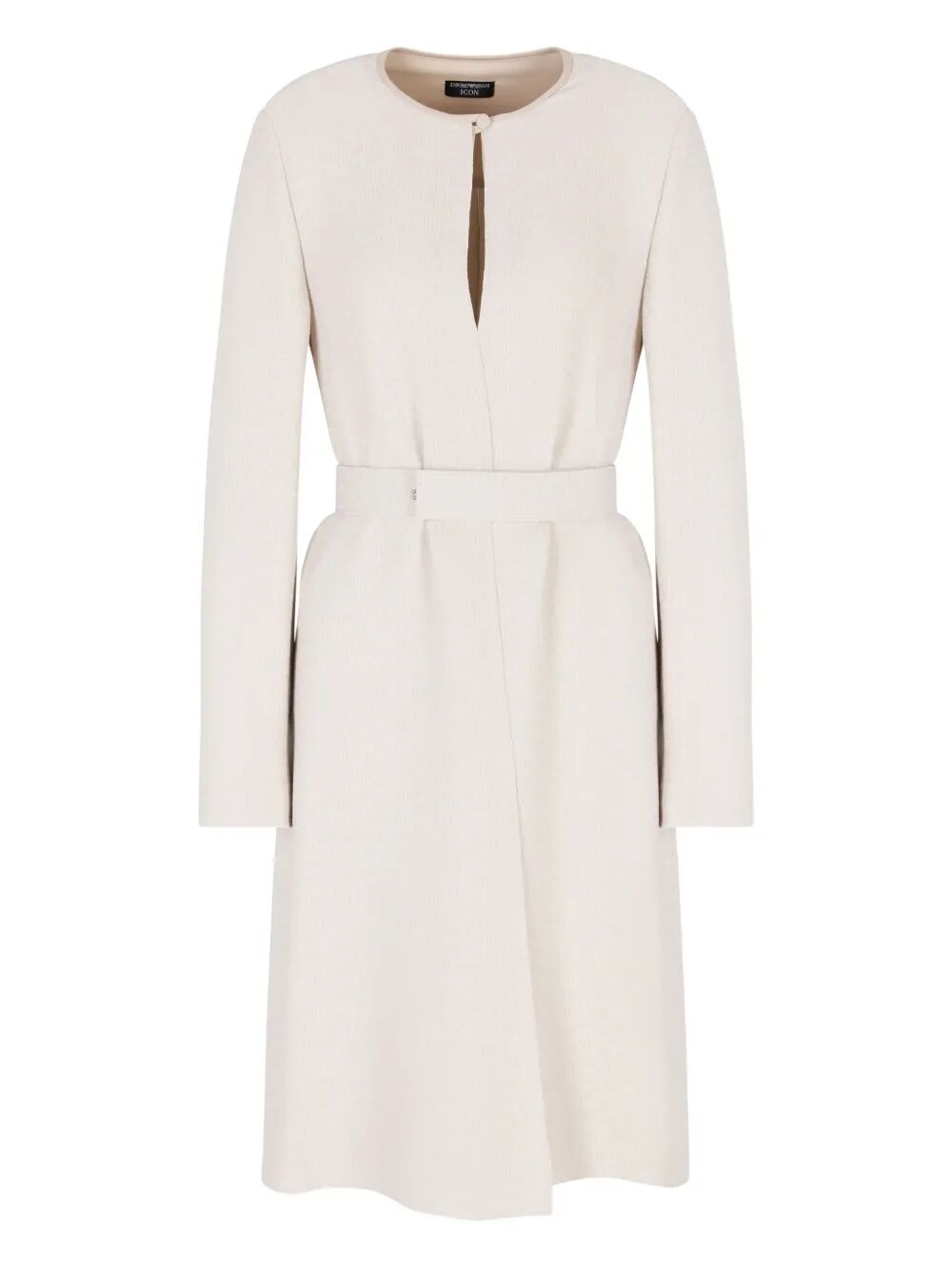 MINI DRESS WITH BELT Emporio Armani WHITE 40