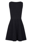 DOTTED SHORT DRESS Emporio Armani BLUE 44