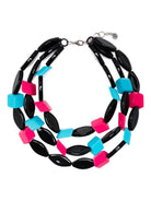 THREE STRAND NECKLACE Emporio Armani BLACK UNICA