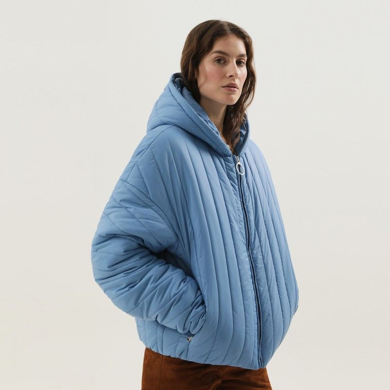 LIGHT BLUE QUILTED DOWN JACKET – Lord Taylor