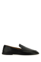 BLACK LEATHER CANAL LOAFERS The Row BLACK 36