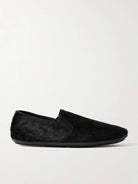 VINCIT BLACK SLIPPERS The Row NEGRO 38
