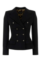 BLACK WOOL BLAZER Dolce & Gabbana BLACK 42