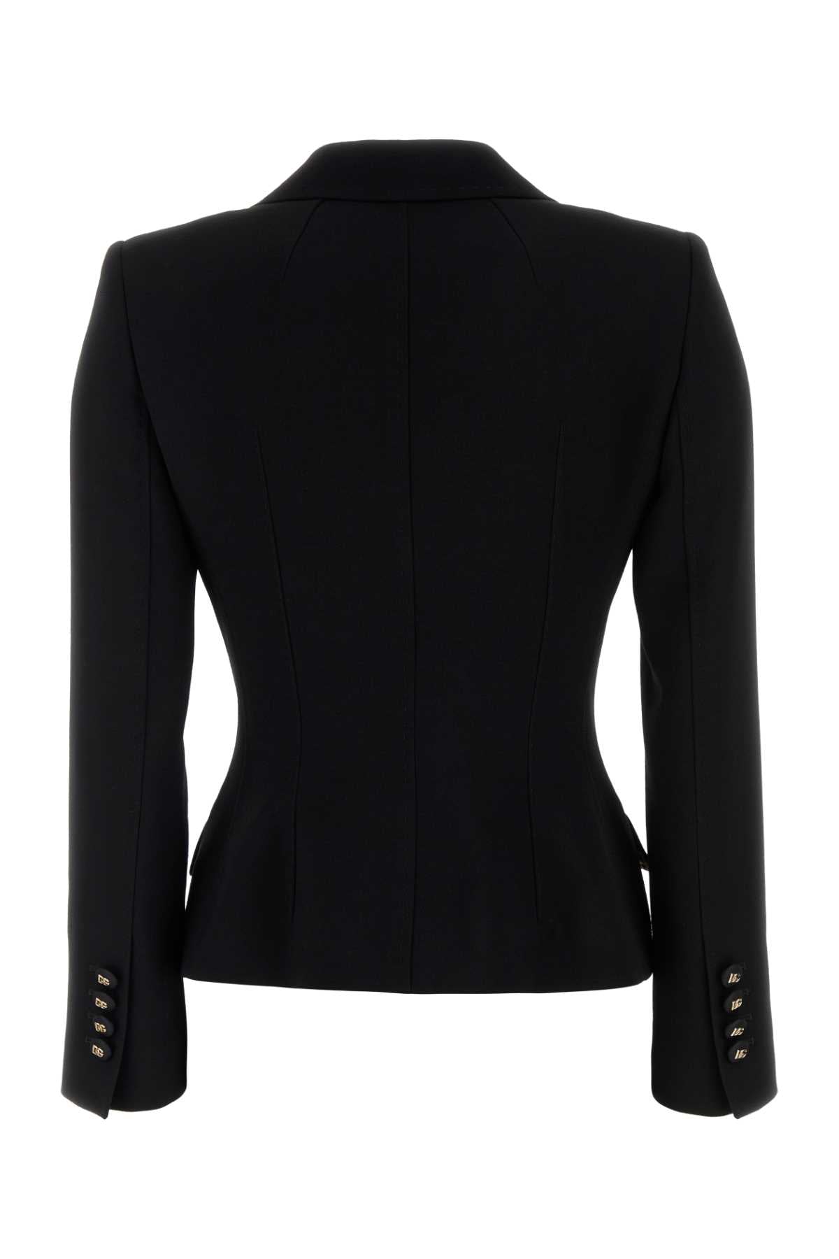 BLACK WOOL BLAZER Dolce & Gabbana