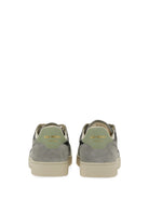 GREY LEATHER SUEDE SNEAKERS AXEL ARIGATO