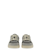 GREY LEATHER SUEDE SNEAKERS AXEL ARIGATO