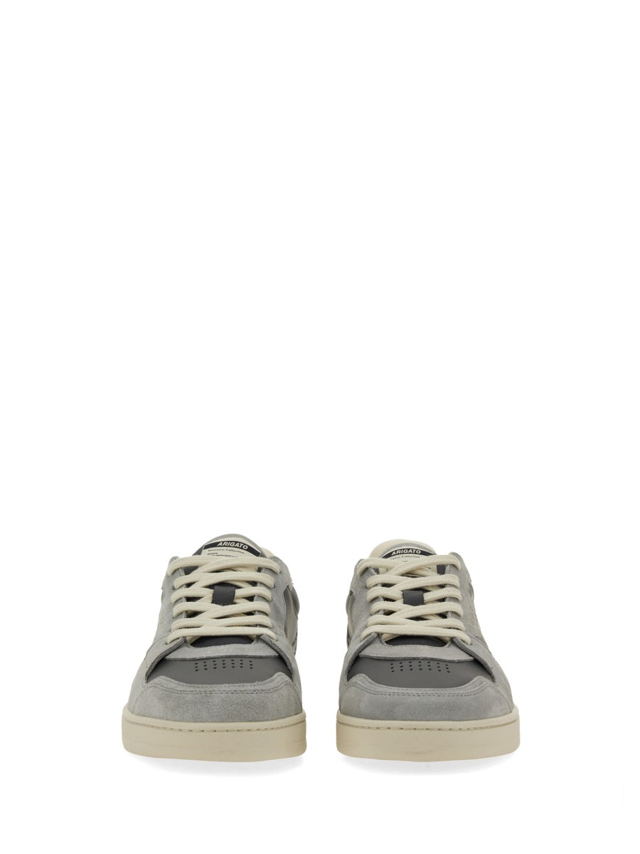 GREY LEATHER SUEDE SNEAKERS AXEL ARIGATO