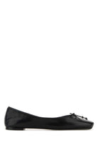 BLACK NAPPA LEATHER CHARLOTTE BALLERINAS Khaite BLACK 36