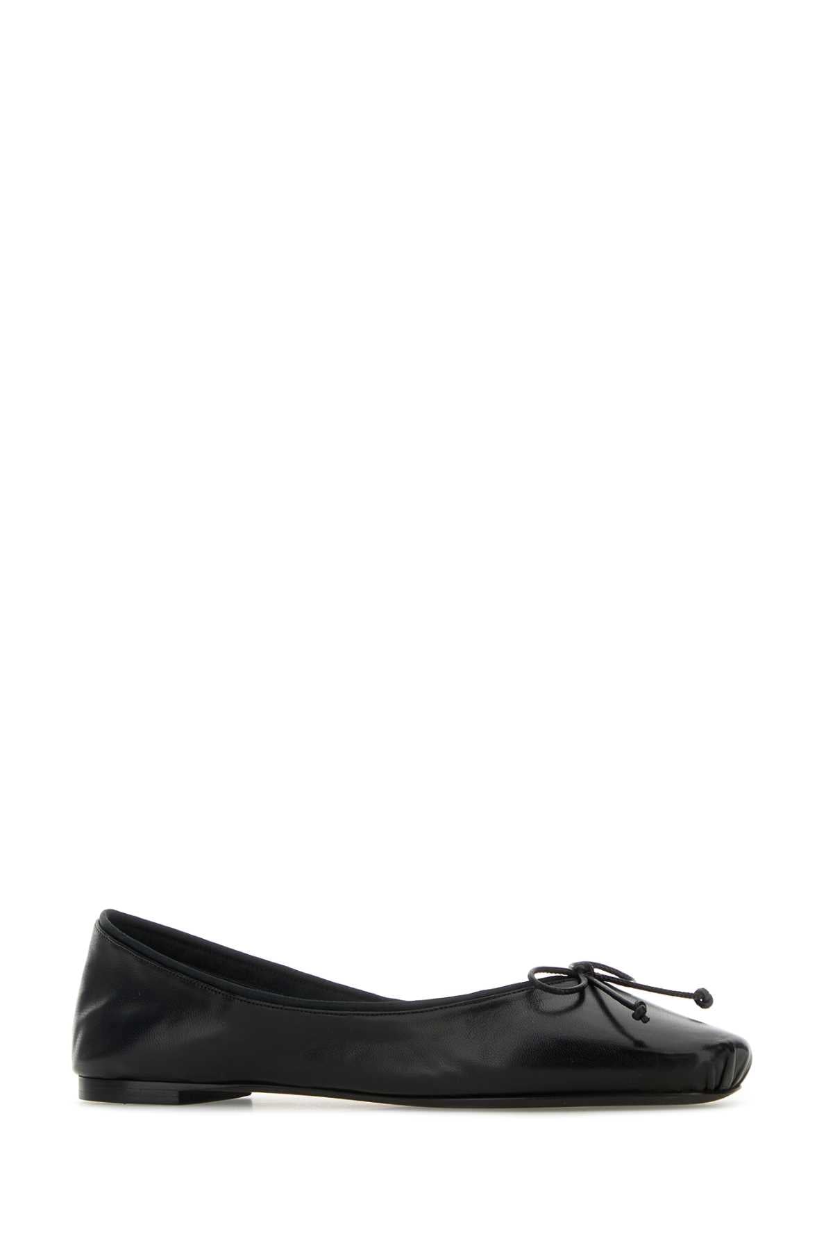 BLACK NAPPA LEATHER CHARLOTTE BALLERINAS Khaite