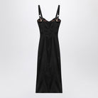 BLACK ACETATE SILK DRESSES Dolce & Gabbana BLACK 40