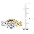 Close-up of 1 ct. oval moissanite centerpiece in prong setting
