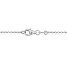 Citrine pear-cut pendant necklace back view showing cable chain and lobster claw clasp by Lord & Taylor