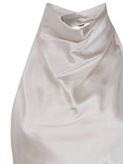 HALTERNECK CREPE SATIN TOP Balmain