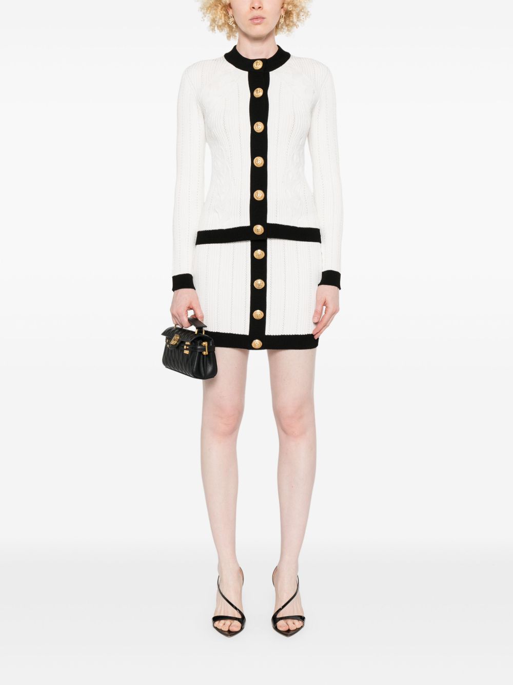 KNITTED CREWNECK CARDIGAN Balmain