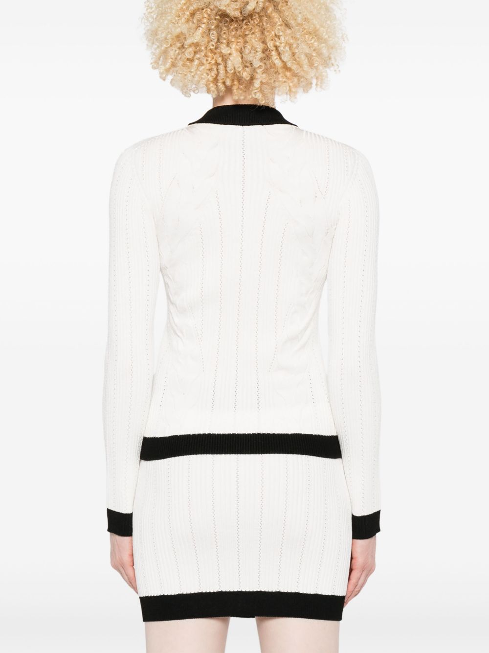 KNITTED CREWNECK CARDIGAN Balmain