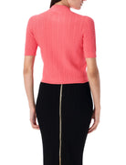 RIBBED AND CABLE-KNIT CARDIGAN Balmain