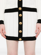 KNITTED BUTTONED MINI SKIRT Balmain