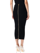 RIBBED AND CABLE-KNIT MIDI SKIRT Balmain