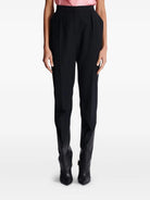 HIGH WAIST TAILORED GRAIN DE POUDRE PANTS Balmain