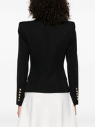 DOUBLE-BREASTED WOOL FITTED JACKET Balmain