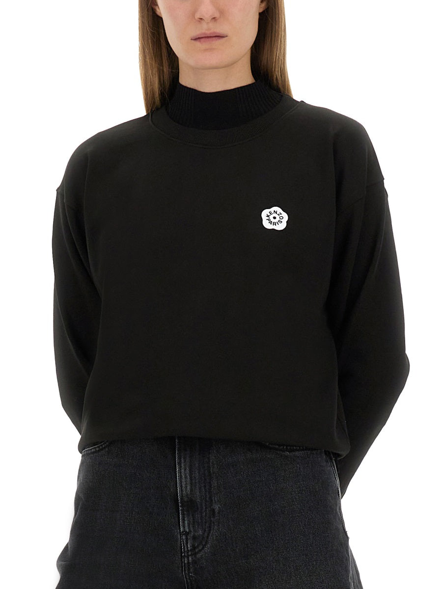 BLACK COTTON SWEATSHIRTS Kenzo