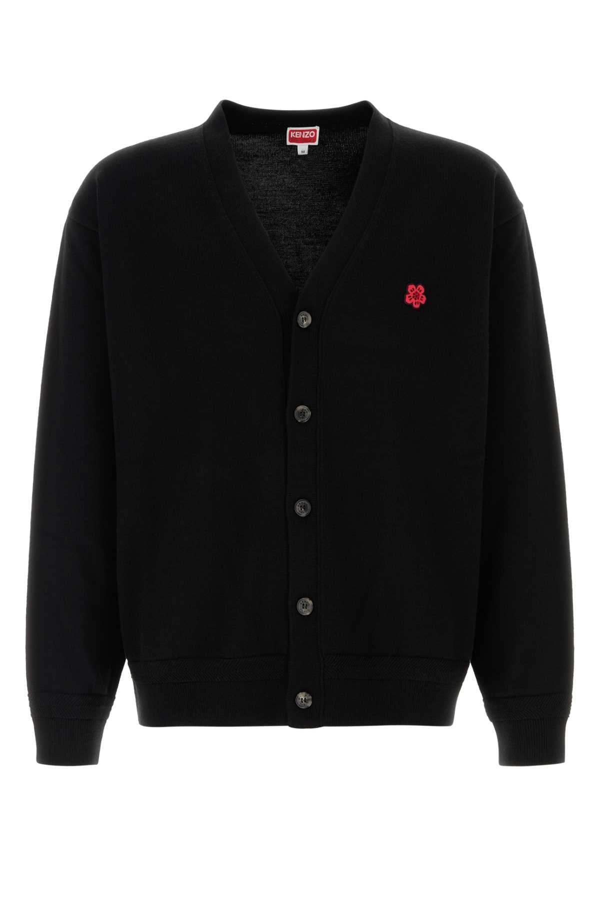 BLACK WOOL SWEATERS Kenzo BLACK S