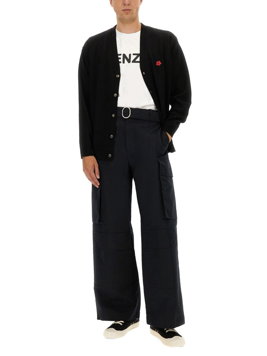 BLACK WOOL SWEATERS Kenzo
