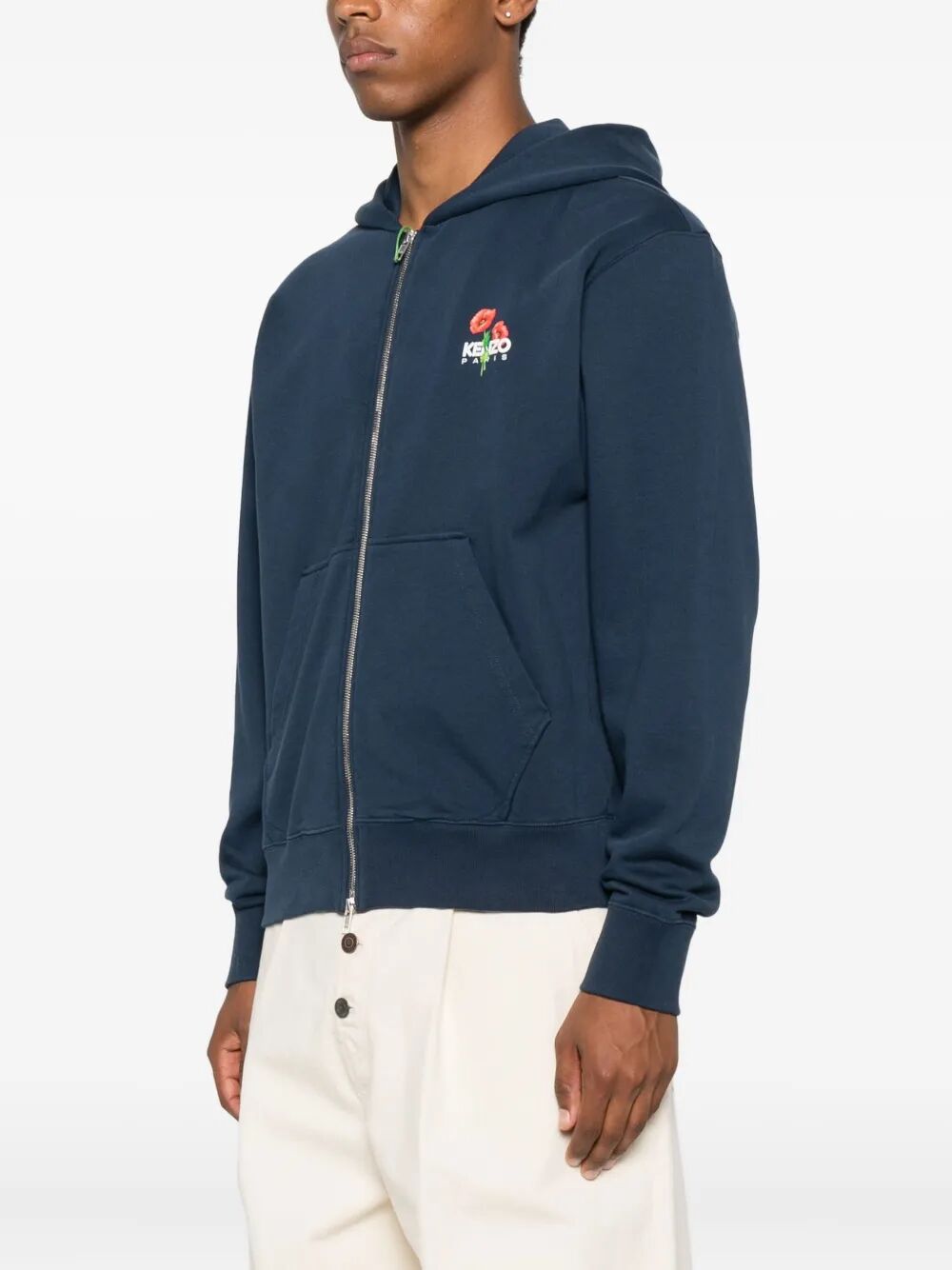 KENZO ZIP-UP SWEATSHIRT WITH LOGO Kenzo