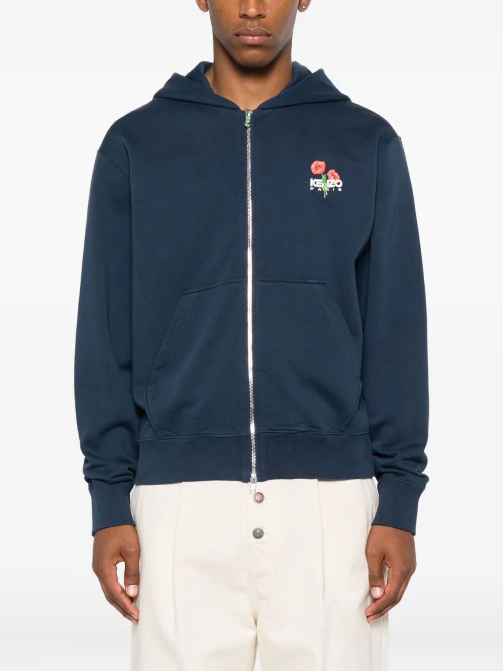 KENZO ZIP-UP SWEATSHIRT WITH LOGO Kenzo