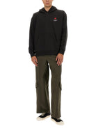 BLACK COTTON SWEATSHIRTS Kenzo