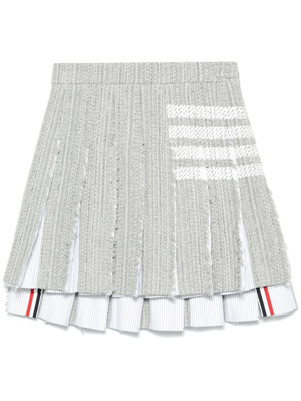 4BAR COTTON BLEND SKIRT Thom Browne GREY 40