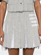 4BAR COTTON BLEND SKIRT Thom Browne